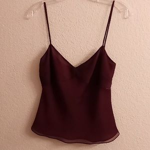 NEW LAUNDRY By Shelli Segal Office Career Travel Boho Sz 6 Wine Color B19 X P